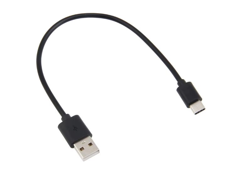 Câble USB-C vers USB-A 0.25m Noir - USB-C Data Cable Arduino ESP32