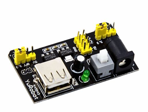 MB102 — Module d'alimentation breadboard