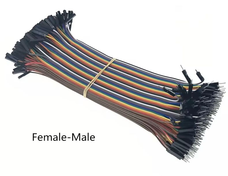 Lot de 10 câbles de connexion Dupont M/F (mâle/femelle), fil Jumper 20 cm