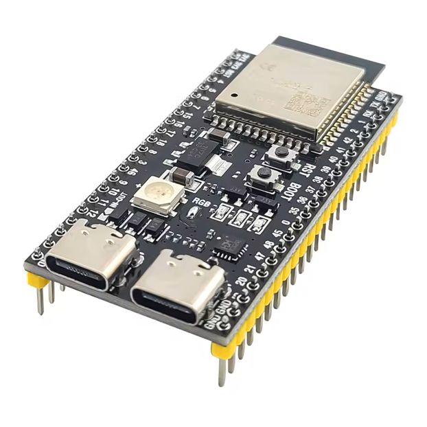 ESP32-S3 N16R8 DevKit 44 broches, Wi-Fi + Bluetooth 5, double USB-C, 16 Mo flash + 8 Mo PSRAM